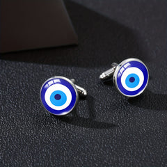 1pc Royal Devil Eye Cufflinks DIY Jewelry