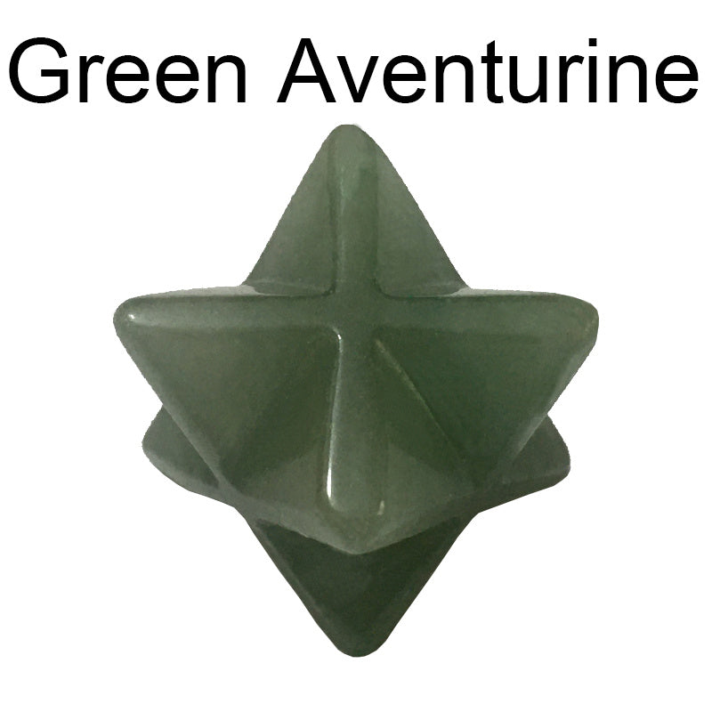 Mercaba Hexagram Polished Crystal Gemstone for Healing