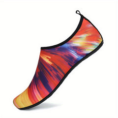 Women's Starry Sky Water Shoes Lightweight Slip On Beach Wading Shoes