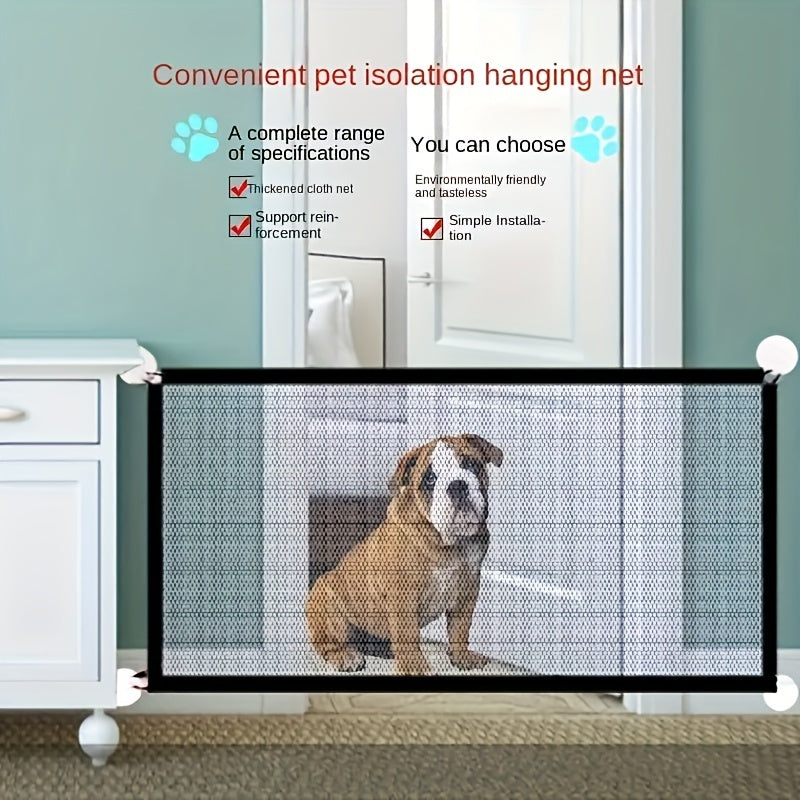 Portable Pet Dog Fence Folding Isolation Net Safety Barrier