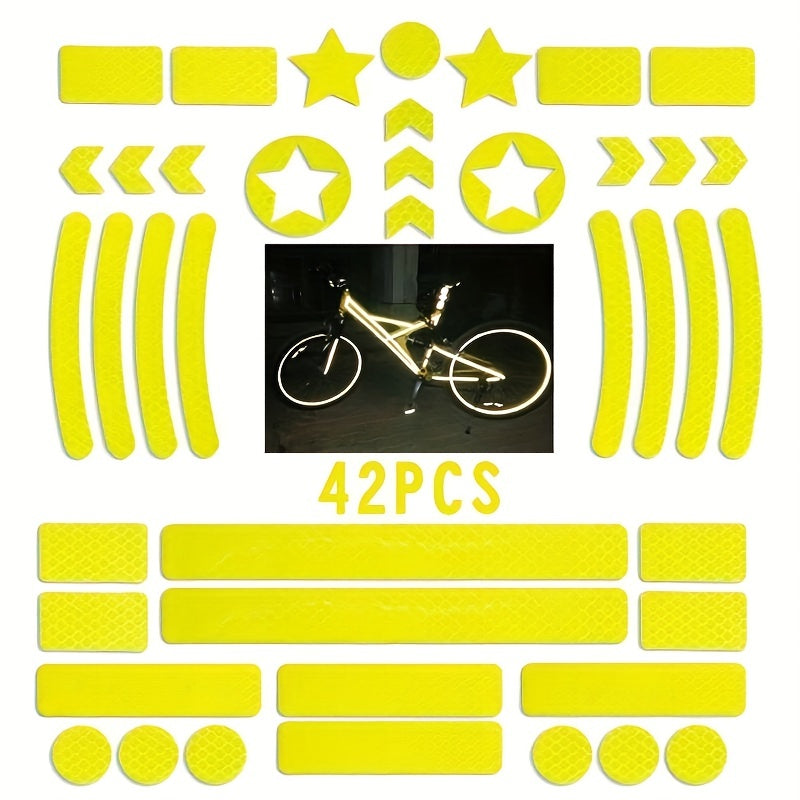 Reflective Stickers for Car Wheel Hub and Tire Rim - Enhance Roadway Safety