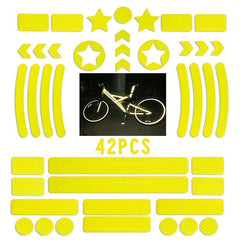 Reflective Stickers for Car Wheel Hub and Tire Rim - Enhance Roadway Safety