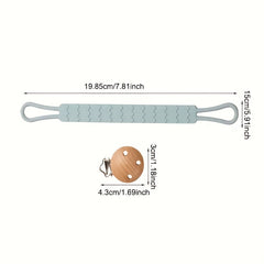 Silicone Pacifier Holder with Clip BPA-Free Chain for Teether Toys