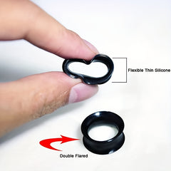 Silicone Ear Expanders Unisex, 1 Pair