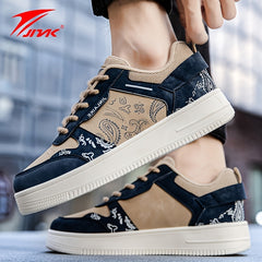JNAK Men's Skate Shoes Casual Lace Up Sneakers Elevator Shoes