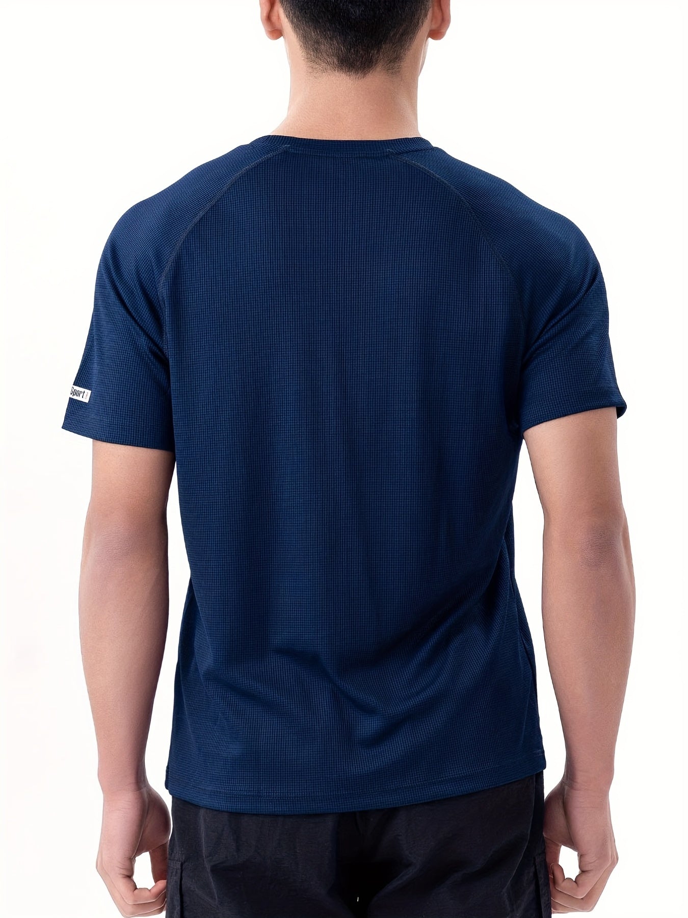 Men's Sports T Shirt Sweat Absorption Breathable for Gym Workouts