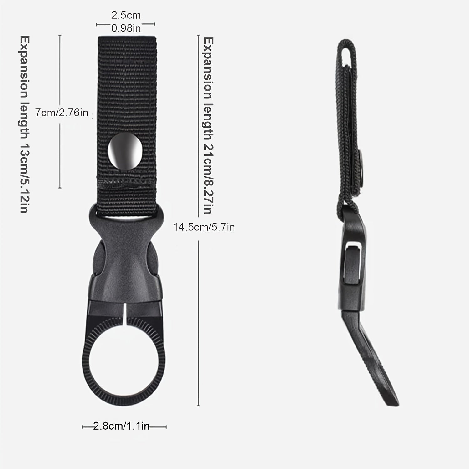 Portable Bottle Clips for Outdoor Hydration