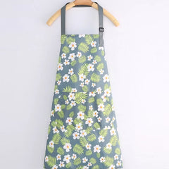 Waterproof Floral Print Apron for Gardening & Cooking