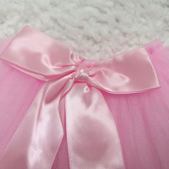 Newborn Baby Photography Props Tutu Skirt Pink Lace Headband Set