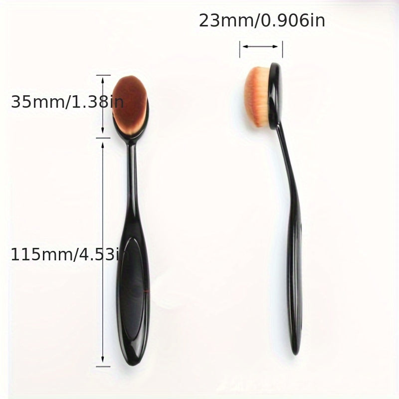 Oval Foundation Brush for Fast Flawless Application