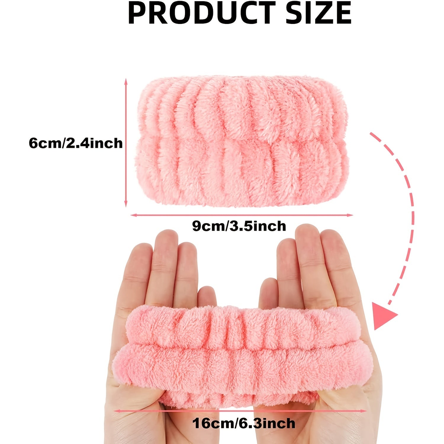 Microfiber Facial Wrist Towel Absorbent Strap for Women