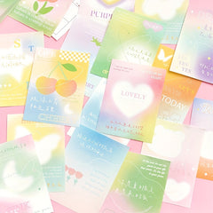 90 Sheets Fruit Rabbit Heart Star Lovely Flower Paper Memo Pad