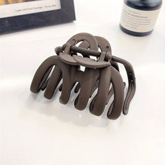 Large Frosted Style Hair Claw Solid Shark Claw Hair Accessories For Women