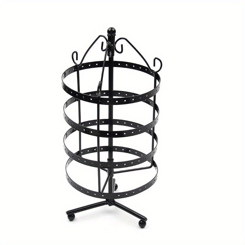 4 Tiers Rotating Earring Spin Table Organizer