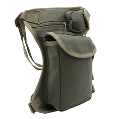 28GD Canvas Men's Motorcycle Hip Fanny Pack Waist Thigh Drop Leg Bags