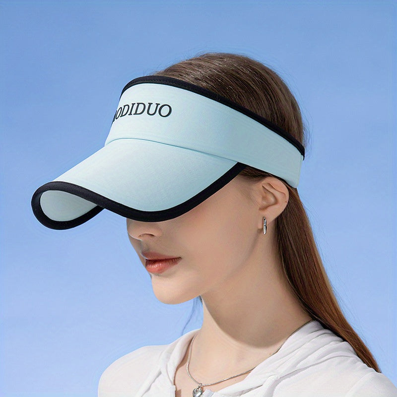 UPF 50 Visor Hat Lightweight Solid Sun Hat  Golf Baseball