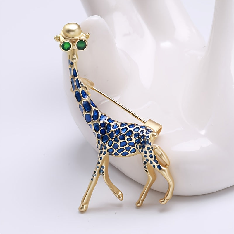Giraffe Suit Jacket Coat Brooch