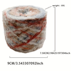 Gradient Mohair Coil Wire Wool Blend for DIY Knitting Crocheting