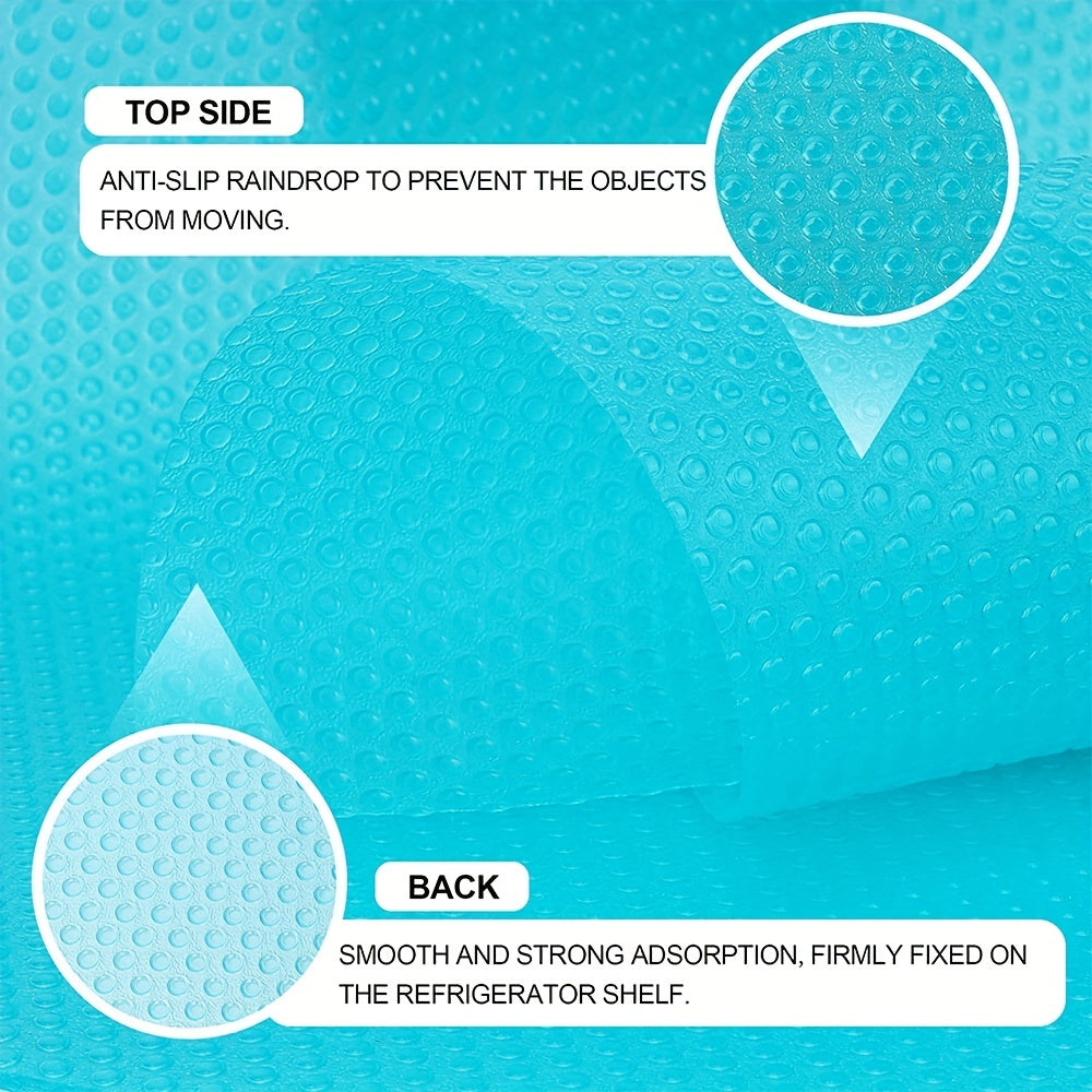 Washable Refrigerator Liners Mats - Waterproof Fridge Liner Pads