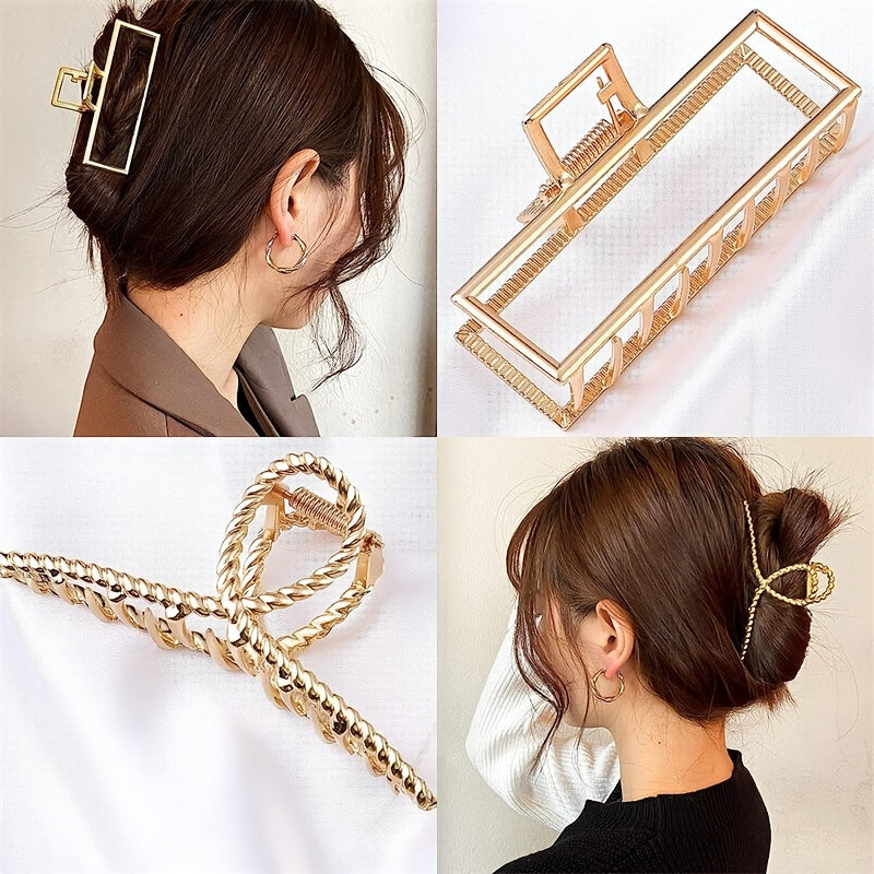 Large Hair Claw Clips For Thick Hair Non Slip Hair Jaw Clamp