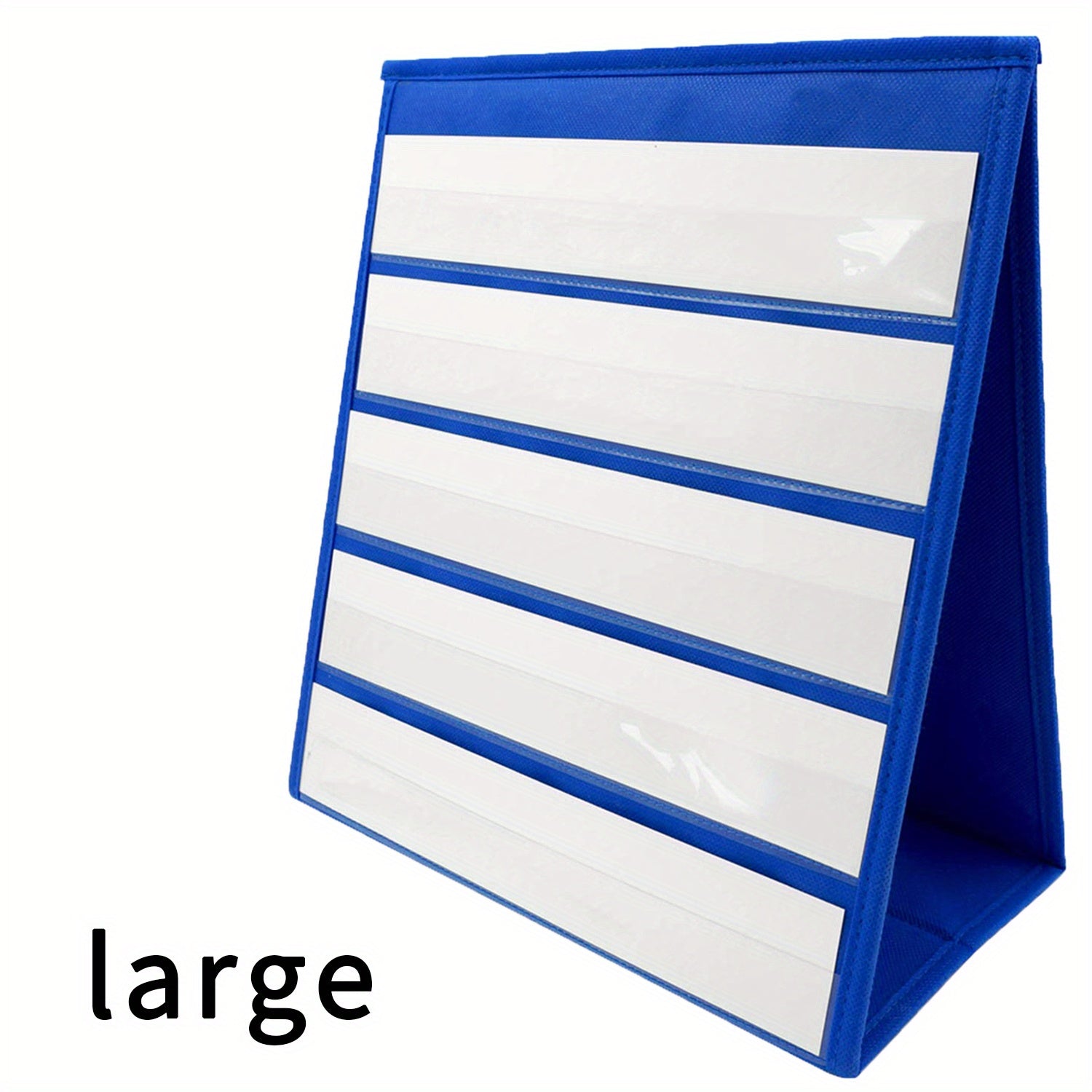 Desktop Pocket Chart Self Standing Triangle Tabletop Chart