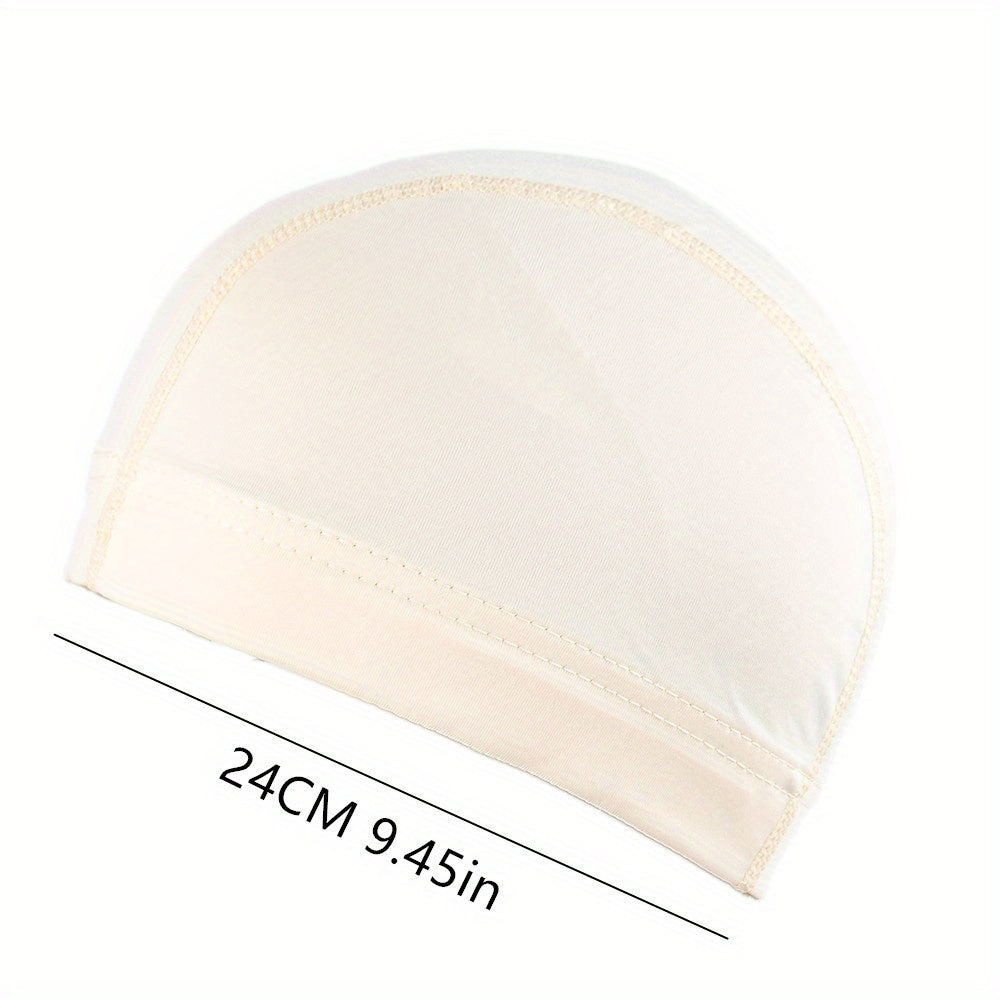 Firesara Fabric Swim Cap High Elasticity One Size Wig Cap For Men