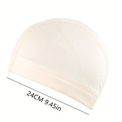Firesara Fabric Swim Cap High Elasticity One Size Wig Cap For Men