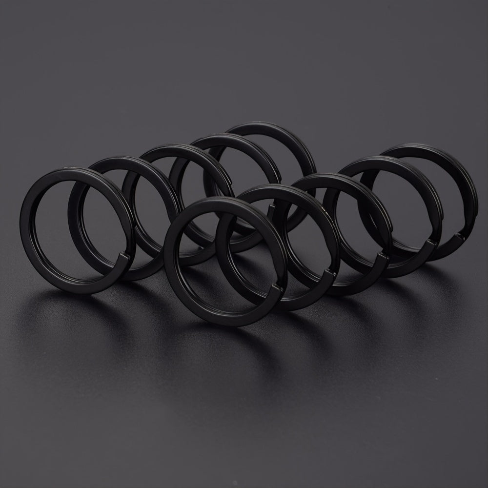 10pcs Iron Key Rings Round Key Rings For Keychains DIY Keyrings Key Organizer