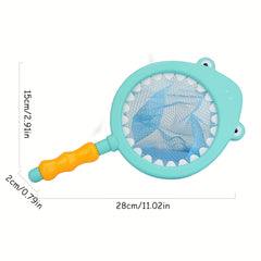 7pcs Baby Bath Toys Fishing Net Set for Toddlers 1-3 Floating Bathtub Toy