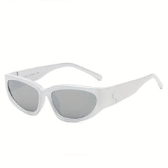 Y2K Wrap Around Sunglasses Futuristic Aviator Outdoor Eyewear UV400