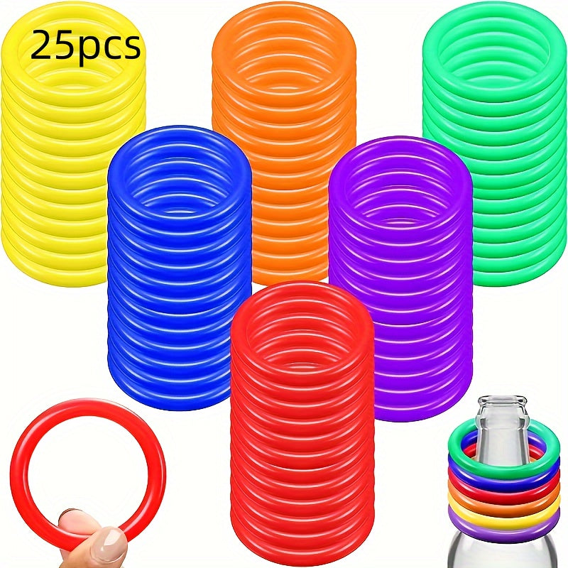25 Toss Ring Plastic Carnival Toy Halloween Christmas Party Favors