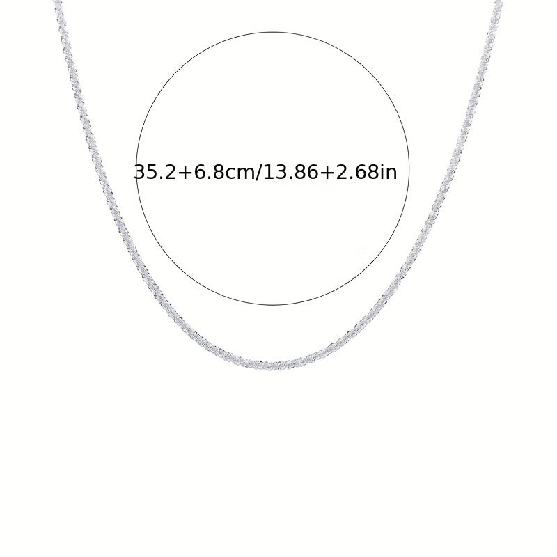 Wave Glitter Necklace for Women - Party Dating Gift Daily Decor