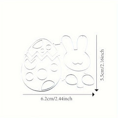 1pc Metal Cutting Dies Rabbit Egg Card Making