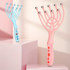 9-Claw Scalp Massager Handheld for Hair Care Stress Relief