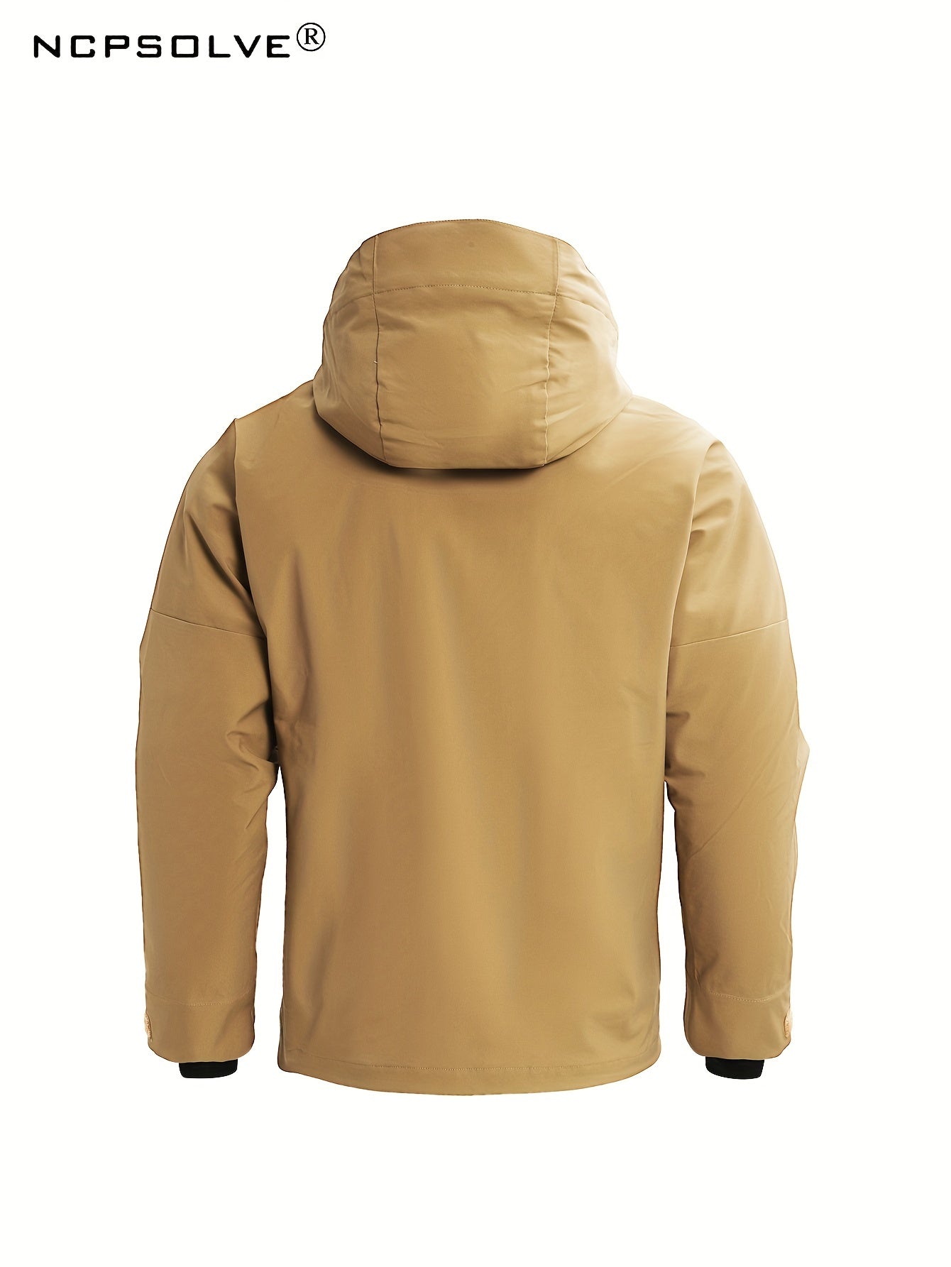 Men's 3-In-1 Zip Hooded Jacket Waterproof Windproof Hiking Jacket