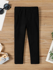 Girls Slim Fit Basic Legging Pants Stretch Casual Legging Bottoms