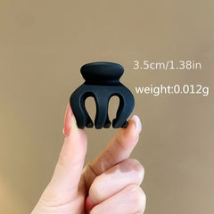 Pumpkin Shape Hair Clip Hair Claw Ponytail Shark Claw Mini Style