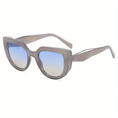 Men's Large Frame Cat Eye Sunglasses UV Resistant with Box