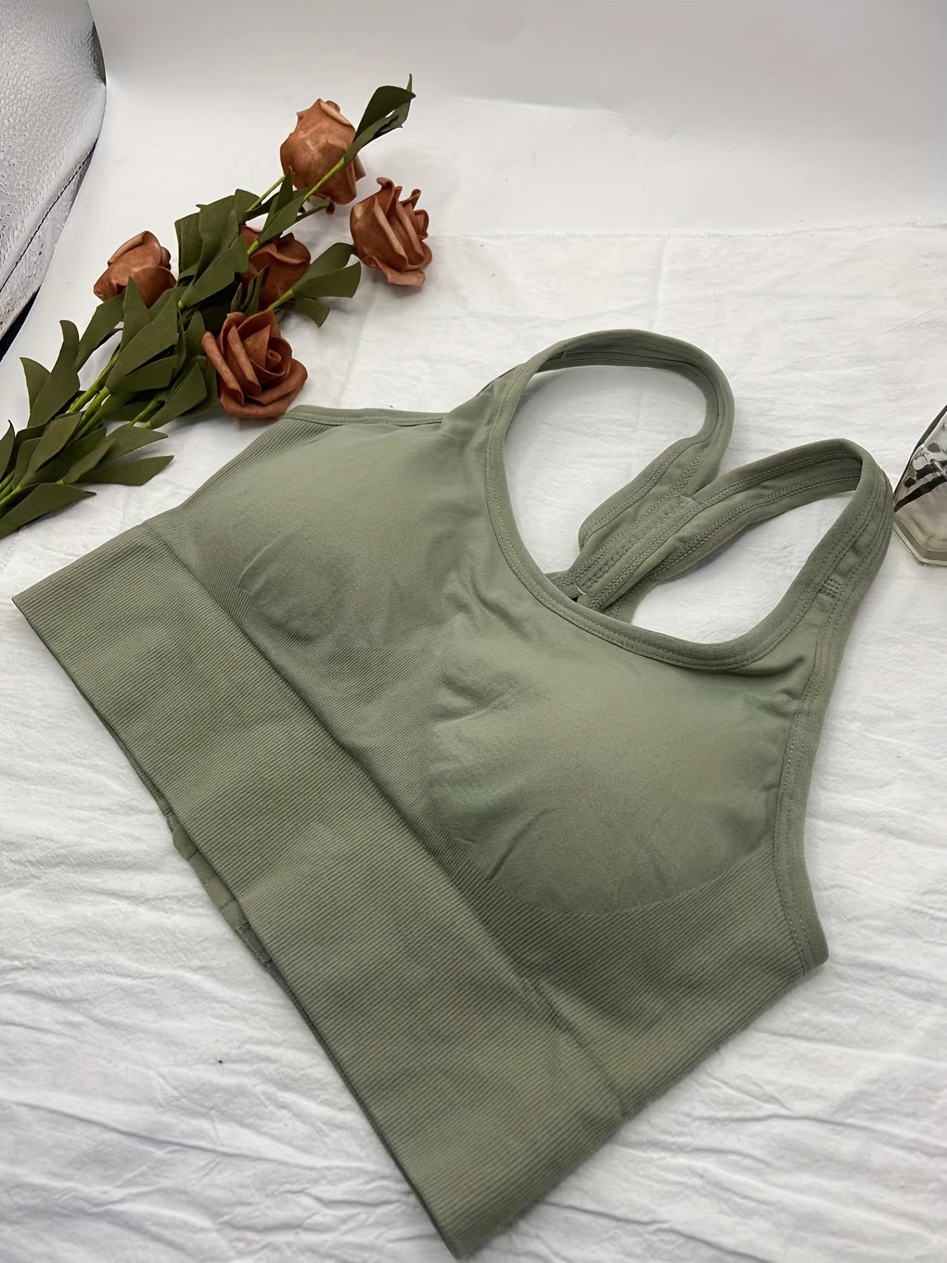 Seamless Wireless Sports Bra Cut Out Bra Women's Lingerie