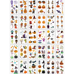 30 Waterproof Tattoo Stickers Halloween Series