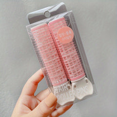 2pcs Heatless Bang Curler Clip Hair Root Curler Natural Fluffy Hair