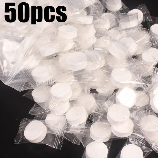 50pcs Compressed Bath Towel for Outdoor Camping & Travel