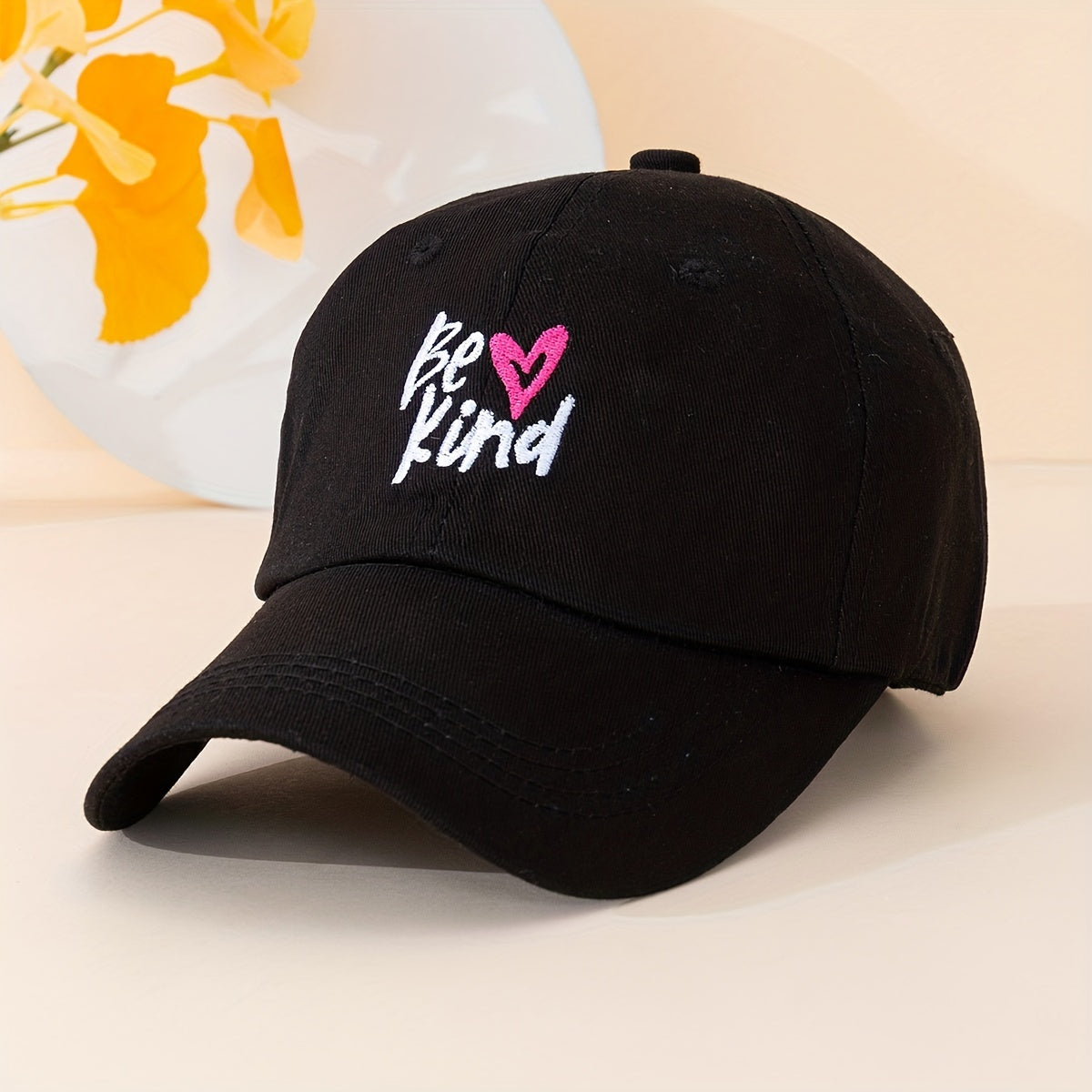 Be Kind Embroidery Baseball Cap Unisex Casual Couple Dad Hats