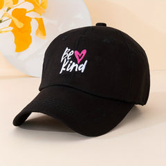 Be Kind Embroidery Baseball Cap Unisex Casual Couple Dad Hats