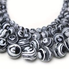 Natural Malachite Stone Beads 6 8 10mm Pack DIY Bracelet Necklace Material