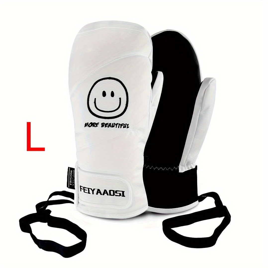 Waterproof Snowboard Skiing Gloves Warm Thickened Gloves