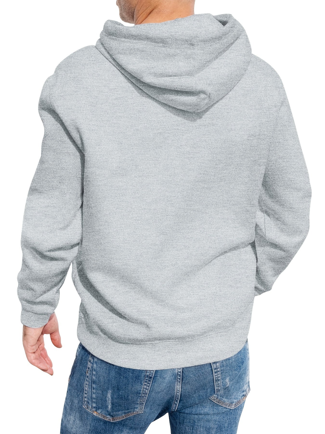 Cat & THINK Print Hoodie Hoodies For Men Men's Casual Graphic Pullover Hooded