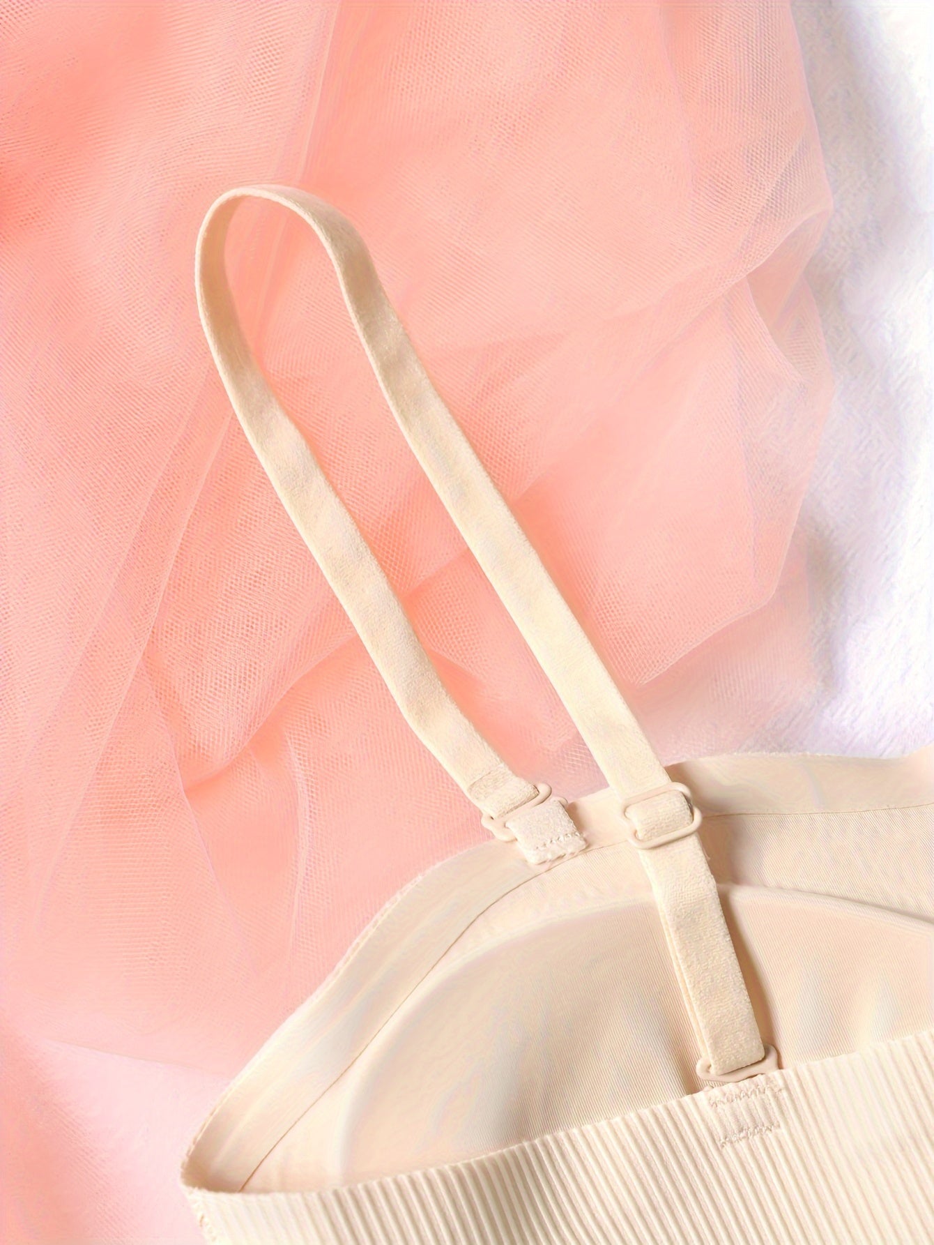 Comfy Wireless Ribbed Bra Stretch Intimates Lingerie