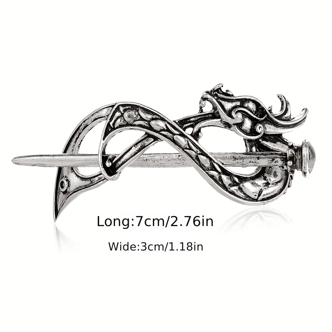 Dragon Hair Slide With Stick Vintage Headwear Accessory
