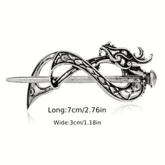 Dragon Hair Slide With Stick Vintage Headwear Accessory